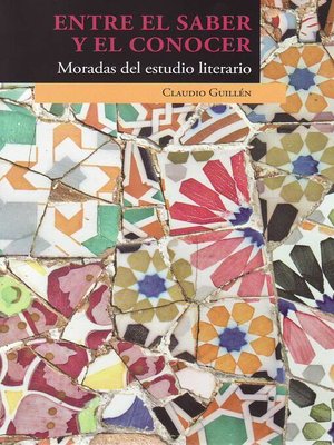 cover image of Entre el saber y el conocer